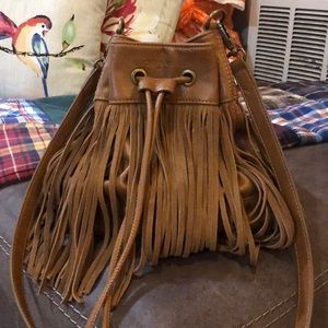 Lucky brand fringe purse